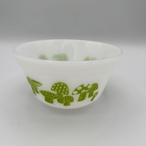 Super Rare Federal Glass Mushroom Mixing Bowl